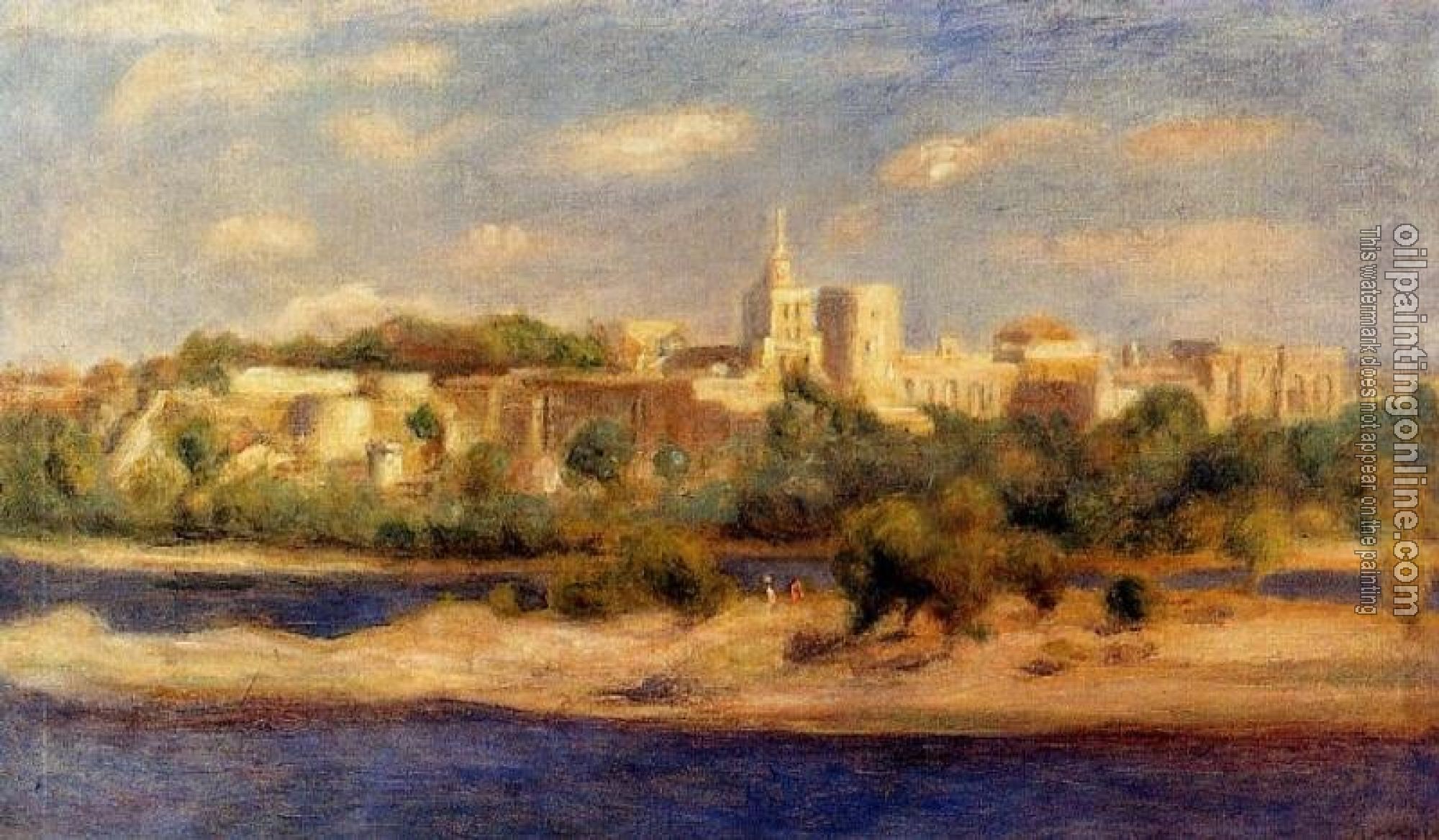 Renoir, Pierre Auguste - Bathers on the Banks of the Thone in Avignon